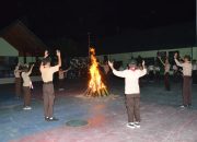 Semangat Bela Negara Membara di Malam Unggun Api KKRI Kodim 1304/Gorontalo