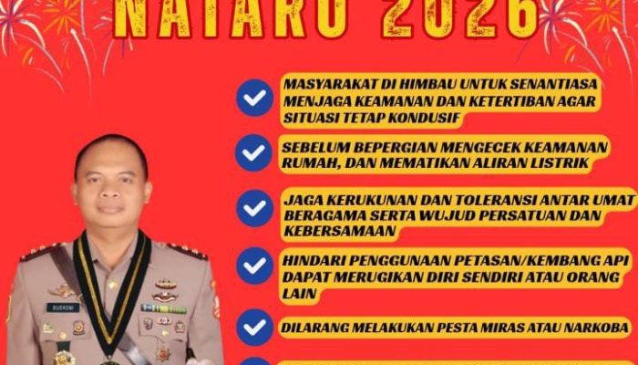 Himbauan Polres Pohuwato Jelang Perayaan Nataru