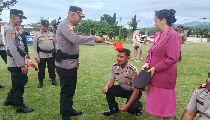 Akhir Tahun 2025, 42 Personel Polres Gorut Naik Pangkat