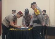 Polres Gorut Gelar Upacara Sertijab 4 PJU
