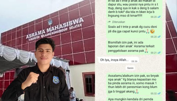 Soroti Kondisi Asrama di Gorontalo, KPMIBMS Tagih Janji Kabag Kesra Bolsel