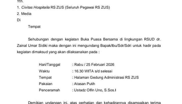 Manajemen RSUD ZUS Gorut Ajak Wartawan Bukber