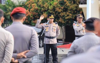 Gelar Apel Persiapan Pengamanan May Day, Kapolres Pohuwato: Polisi Hadir untuk Melayani