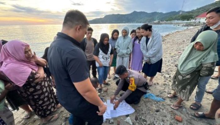 Mayat Bayi Ditemukan di Pantai Leato, Tim Inafis Bergerak Cepat