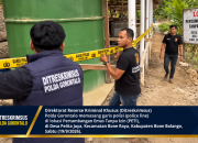 Ditreskrimsus Polda Gorontalo Pasang Garis Polisi di PETI Bonbol, 9 Orang Diamankan