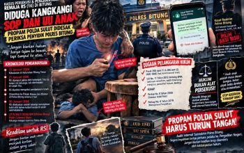 Dugaan Penahanan Illegal Remaja RS, Polres Bitung Diduga Jadi ‘Stempel’ Peradilan Jalanan